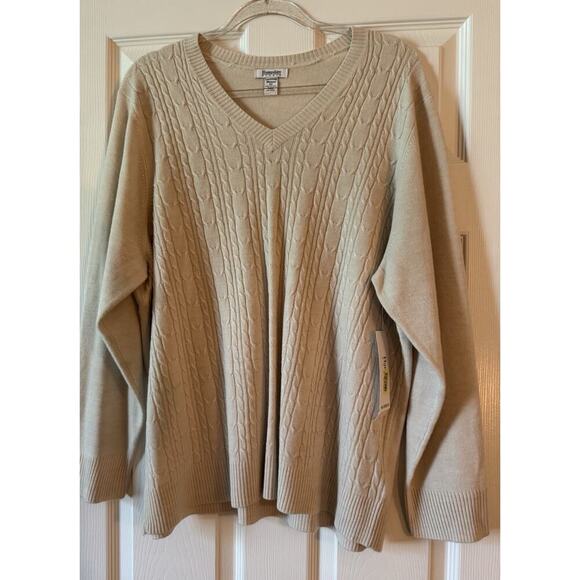 Hampshire Studio Luxelon Woman Long Sleeve Sweater Plus Size 2X - Picture 1 of 7
